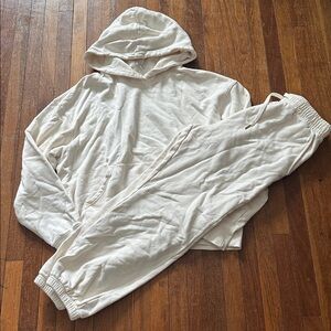 We Wore What Oversized Sweatshirt & Sweatpants Set, Large